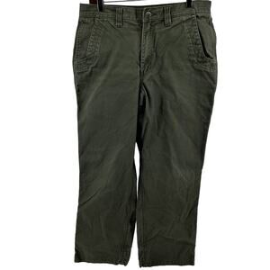 Mountain Khakis Teton Twill Pants Classic Western Outdoor Casual Green Waist 35